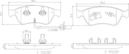 Magneti Marelli 363700485102 - Гальмівні колодки, дискові гальма autozip.com.ua