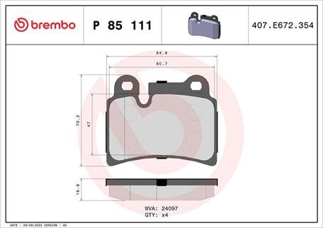 Magneti Marelli 363700485111 - Гальмівні колодки, дискові гальма autozip.com.ua