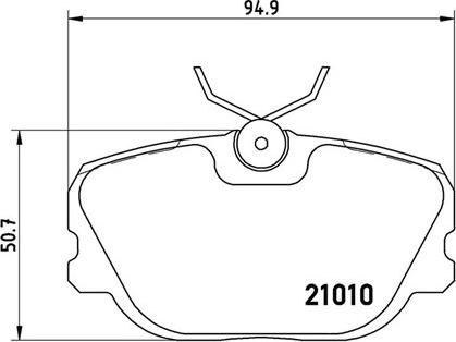 Magneti Marelli 363700486011 - Гальмівні колодки, дискові гальма autozip.com.ua