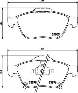 Magneti Marelli 363700483043 - Гальмівні колодки, дискові гальма autozip.com.ua