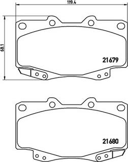 Magneti Marelli 363700483069 - Гальмівні колодки, дискові гальма autozip.com.ua