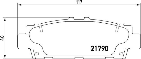 Magneti Marelli 363700483032 - Гальмівні колодки, дискові гальма autozip.com.ua