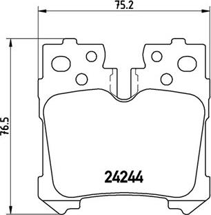 Magneti Marelli 363700483076 - Гальмівні колодки, дискові гальма autozip.com.ua