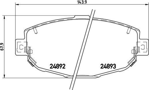 Magneti Marelli 363700483104 - Гальмівні колодки, дискові гальма autozip.com.ua