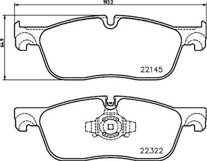 Magneti Marelli 363700436035 - Гальмівні колодки, дискові гальма autozip.com.ua