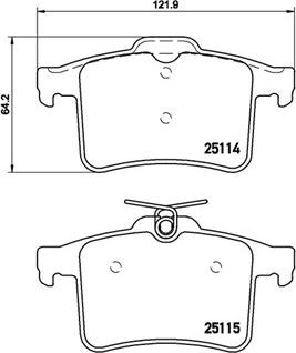 VALEO 601476 - Гальмівні колодки, дискові гальма autozip.com.ua