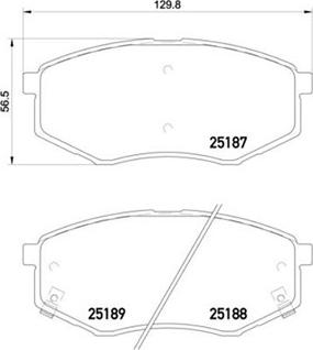 Magneti Marelli 363700430055 - Гальмівні колодки, дискові гальма autozip.com.ua