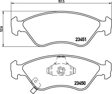 Magneti Marelli 363700430007 - Гальмівні колодки, дискові гальма autozip.com.ua