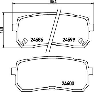 Magneti Marelli 363700430035 - Гальмівні колодки, дискові гальма autozip.com.ua