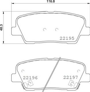 Magneti Marelli 363700430105 - Гальмівні колодки, дискові гальма autozip.com.ua