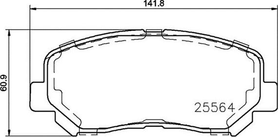 Magneti Marelli 363700437019 - Гальмівні колодки, дискові гальма autozip.com.ua