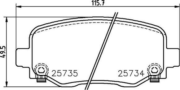 Magneti Marelli 363700437020 - Гальмівні колодки, дискові гальма autozip.com.ua