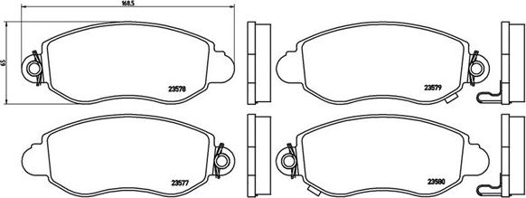 Magneti Marelli 363700424052 - Гальмівні колодки, дискові гальма autozip.com.ua