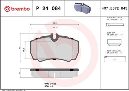 Magneti Marelli 363700424084 - Гальмівні колодки, дискові гальма autozip.com.ua