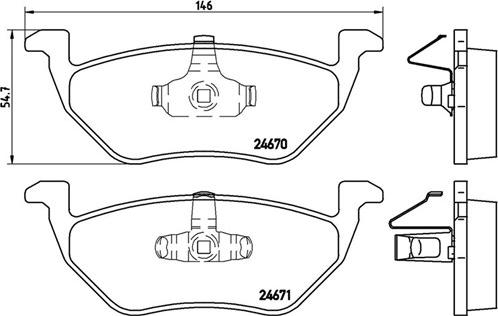 Magneti Marelli 363700424085 - Гальмівні колодки, дискові гальма autozip.com.ua