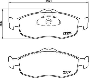 Magneti Marelli 363700424037 - Гальмівні колодки, дискові гальма autozip.com.ua