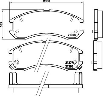 Magneti Marelli 363700424024 - Гальмівні колодки, дискові гальма autozip.com.ua