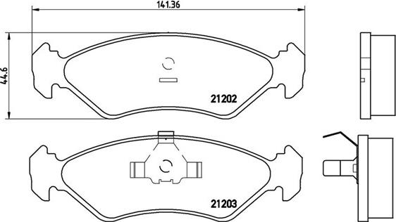 Magneti Marelli 363700424028 - Гальмівні колодки, дискові гальма autozip.com.ua