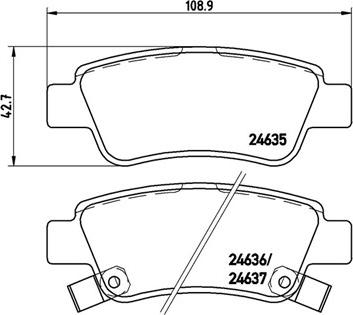 Magneti Marelli 363700428046 - Гальмівні колодки, дискові гальма autozip.com.ua