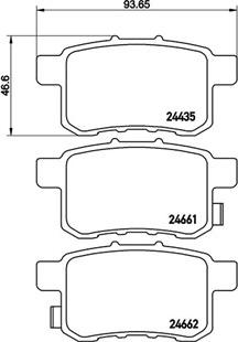 Magneti Marelli 363700428072 - Гальмівні колодки, дискові гальма autozip.com.ua