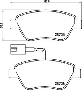 Magneti Marelli 363700423085 - Гальмівні колодки, дискові гальма autozip.com.ua