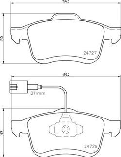 Magneti Marelli 363700423163 - Гальмівні колодки, дискові гальма autozip.com.ua