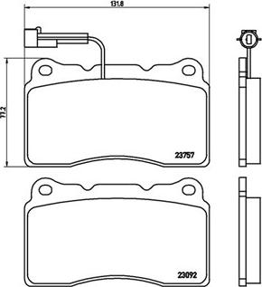 Magneti Marelli 363700423115 - Гальмівні колодки, дискові гальма autozip.com.ua