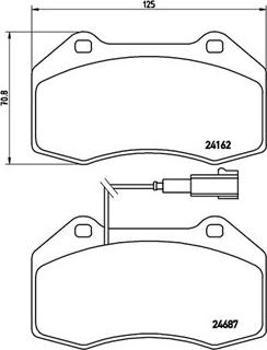 Magneti Marelli 363700423117 - Гальмівні колодки, дискові гальма autozip.com.ua