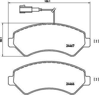 Magneti Marelli 363700423136 - Гальмівні колодки, дискові гальма autozip.com.ua