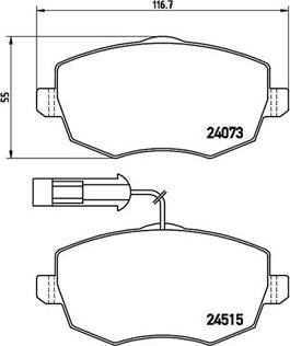 Magneti Marelli 363700423127 - Гальмівні колодки, дискові гальма autozip.com.ua