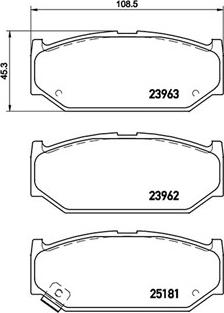 Magneti Marelli 363700479023 - Гальмівні колодки, дискові гальма autozip.com.ua