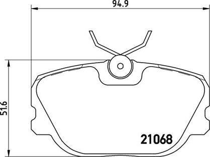 Magneti Marelli 363700471004 - Гальмівні колодки, дискові гальма autozip.com.ua