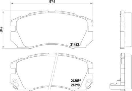 Magneti Marelli 363700478007 - Гальмівні колодки, дискові гальма autozip.com.ua