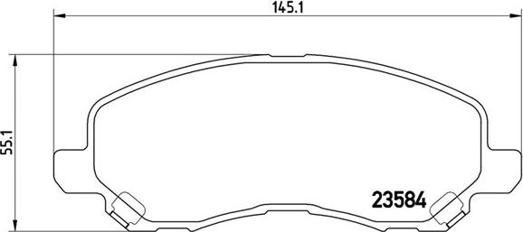 Magneti Marelli 363700554030 - Гальмівні колодки, дискові гальма autozip.com.ua