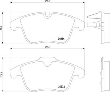 Magneti Marelli 363700561106 - Гальмівні колодки, дискові гальма autozip.com.ua