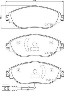 Magneti Marelli 363700585131 - Гальмівні колодки, дискові гальма autozip.com.ua