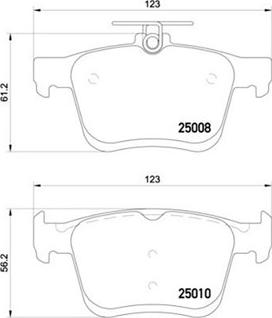 Magneti Marelli 363700585125 - Гальмівні колодки, дискові гальма autozip.com.ua