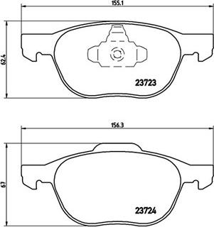 Magneti Marelli 363700524061 - Гальмівні колодки, дискові гальма autozip.com.ua