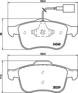 Magneti Marelli 363700523132 - Гальмівні колодки, дискові гальма autozip.com.ua