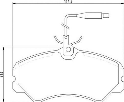 Magneti Marelli 363700205039 - Гальмівні колодки, дискові гальма autozip.com.ua