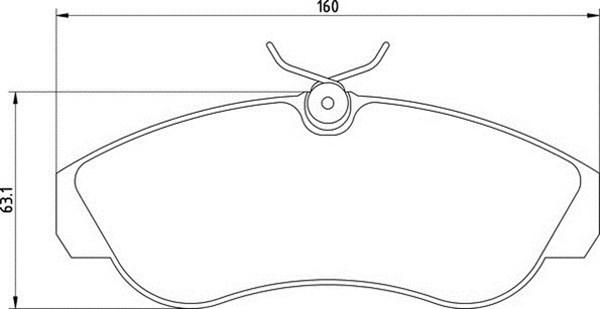 Magneti Marelli 363700205079 - Гальмівні колодки, дискові гальма autozip.com.ua