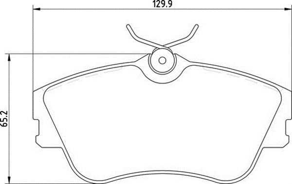 Magneti Marelli 363700205140 - Гальмівні колодки, дискові гальма autozip.com.ua