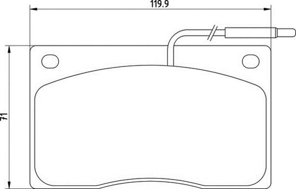 Magneti Marelli 363700200210 - Гальмівні колодки, дискові гальма autozip.com.ua