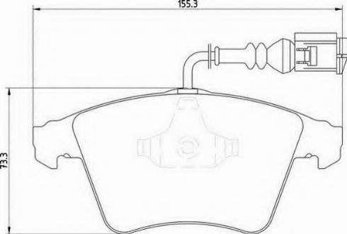 Magneti Marelli 363700201457 - Гальмівні колодки, дискові гальма autozip.com.ua