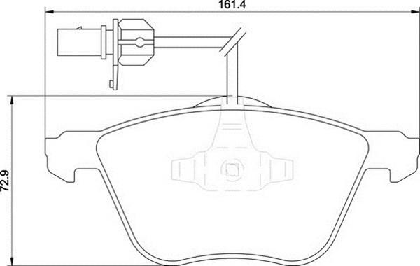 Magneti Marelli 363700201195 - Гальмівні колодки, дискові гальма autozip.com.ua