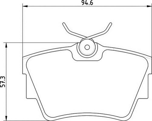 Magneti Marelli 363700201390 - Гальмівні колодки, дискові гальма autozip.com.ua