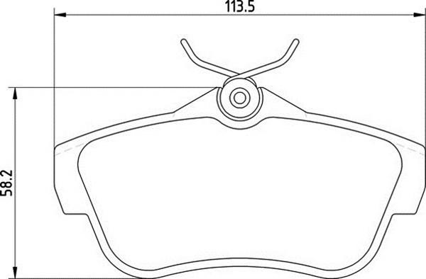 Magneti Marelli 363700201710 - Гальмівні колодки, дискові гальма autozip.com.ua