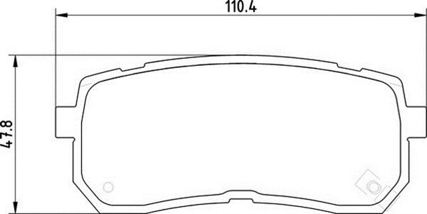 Magneti Marelli 363700201725 - Гальмівні колодки, дискові гальма autozip.com.ua