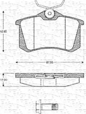 Remsa 26351 - Гальмівні колодки, дискові гальма autozip.com.ua