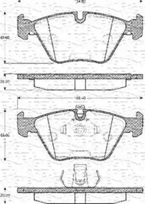 Magneti Marelli 430216171115 - Гальмівні колодки, дискові гальма autozip.com.ua